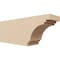 Ekena Millwork 4in. W x 6in. H x 16in. L Pescadero Woodgrain TimberThane Rafter Tail, Primed Tan RFTUR04X06X16PECRCPR - alternate 1